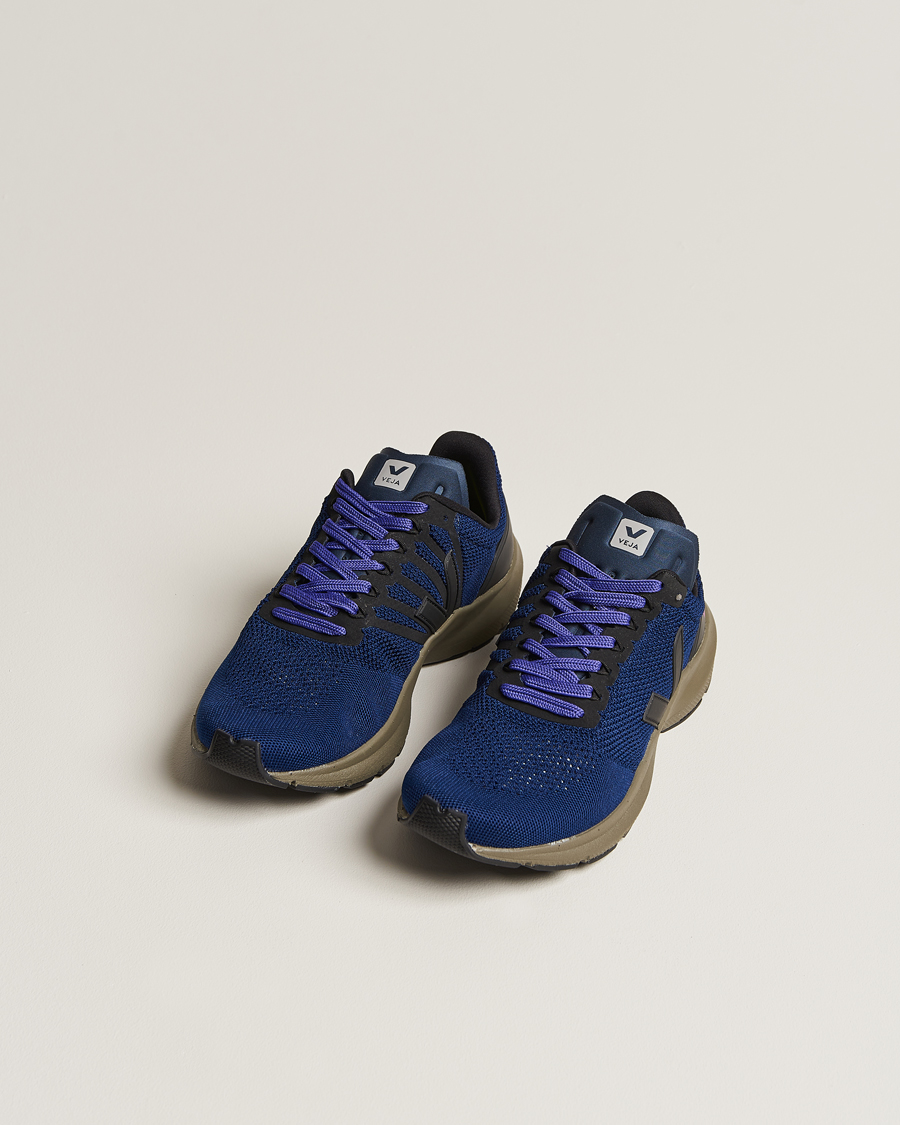 Heren | Veja Running Marlin Vegan V-Knit Running Sneaker Nil Black | Veja Running | Marlin Vegan V-Knit Running Sneaker Nil Black