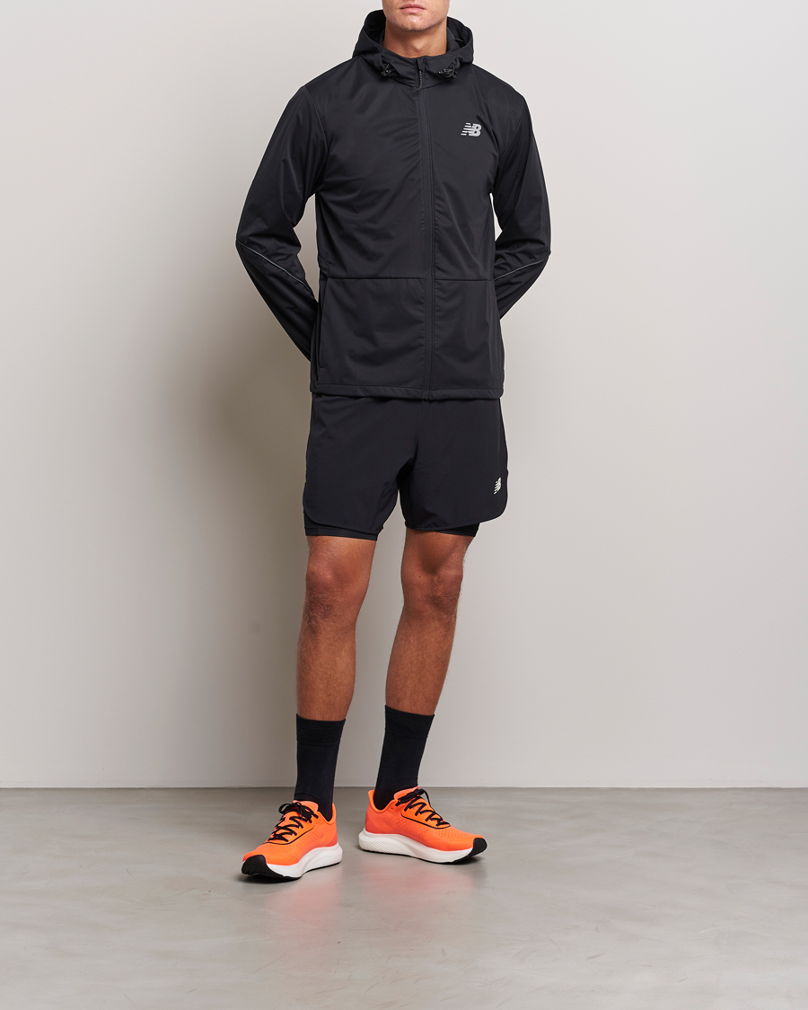 Heren | Korte broek | New Balance | Running Q Speed 2 in 1 Shorts Black