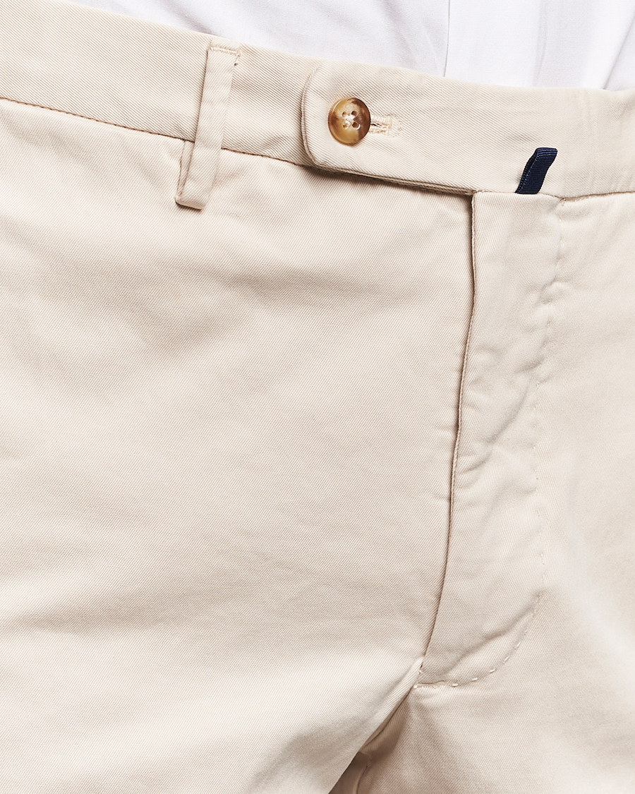 Heren | Broeken | Incotex | Regular Fit Cotton Chinos Off White
