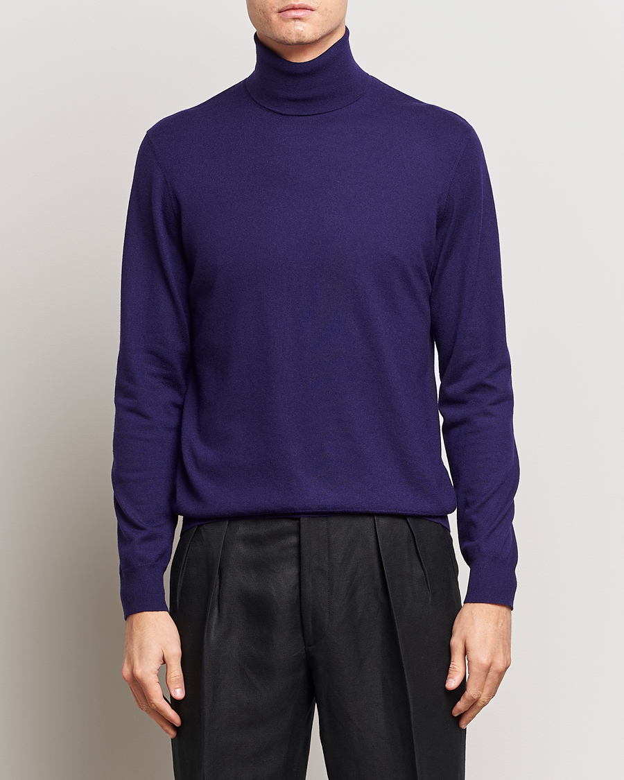 Heren | Truien | Ralph Lauren Purple Label | Cashmere Jersey Rollneck Purple