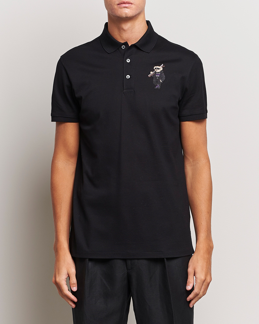 Heren | Polo's | Ralph Lauren Purple Label | Ski Bear Polo Black