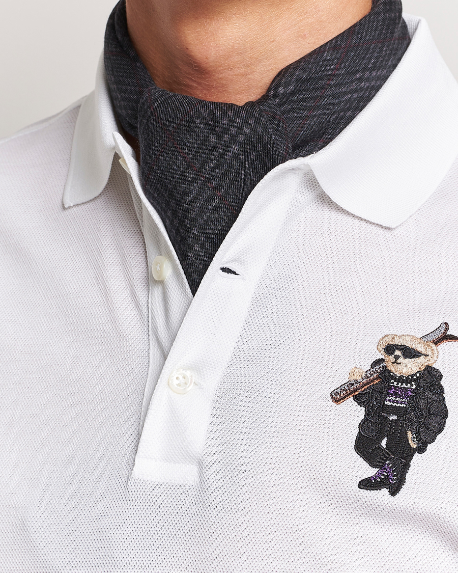 Heren | Ralph Lauren Purple Label Glencheck Wool Scarf Charcoal | Ralph Lauren Purple Label | Glencheck Wool Scarf Charcoal