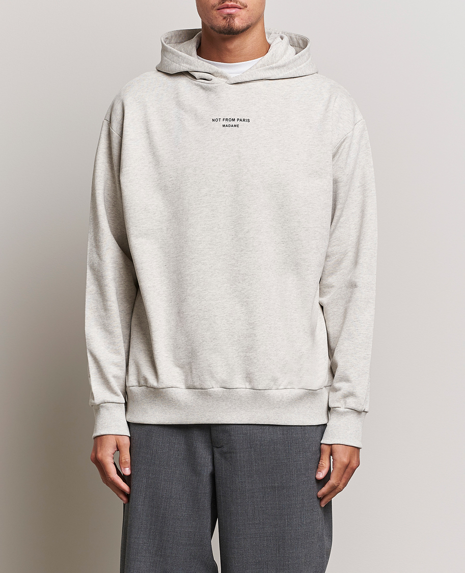 Heren | Drôle de Monsieur | Drôle de Monsieur | Classic NFPM Hoodie Light Grey