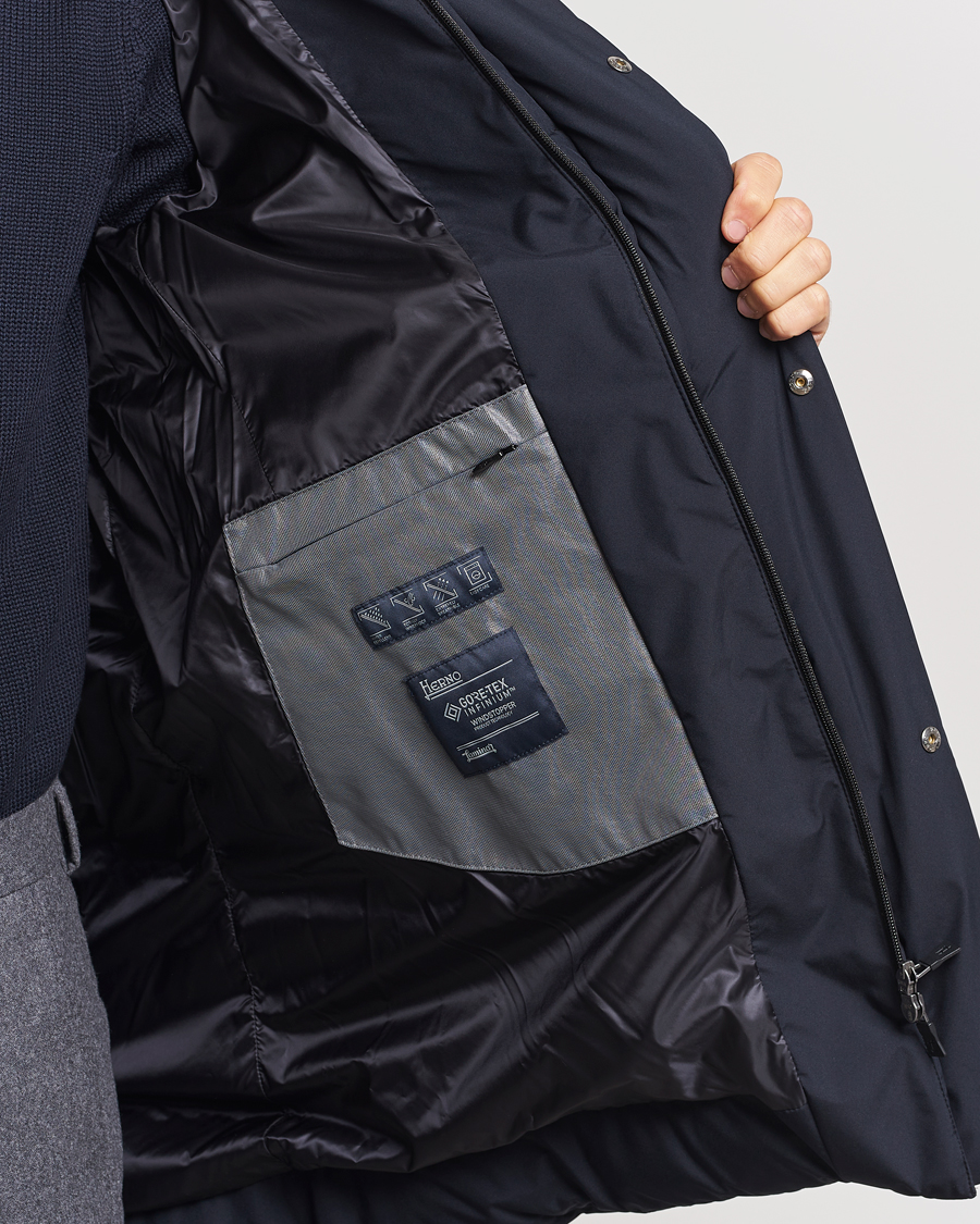 Heren | Jassen | Herno | Laminar Down Parka Navy