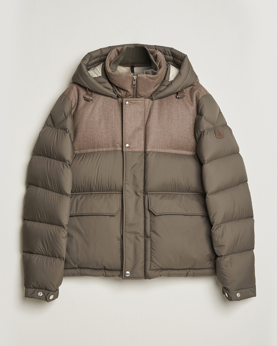 Heren | Jassen | Moncler | Mussala Short Down Parka Taupe