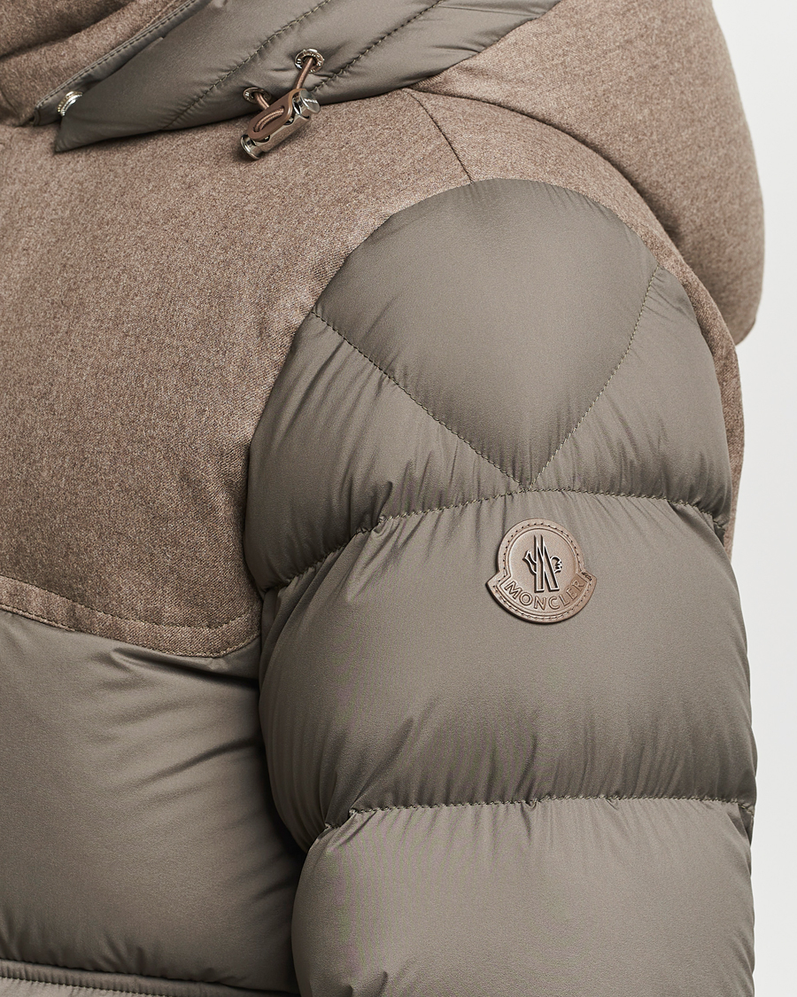 Heren | Jassen | Moncler | Mussala Short Down Parka Taupe