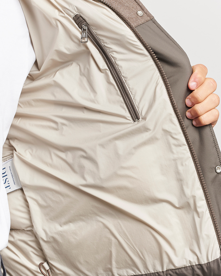 Heren | Jassen | Moncler | Mussala Short Down Parka Taupe