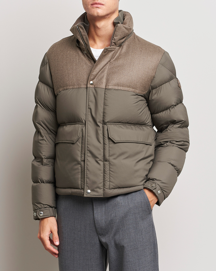 Heren | Jassen | Moncler | Mussala Short Down Parka Taupe
