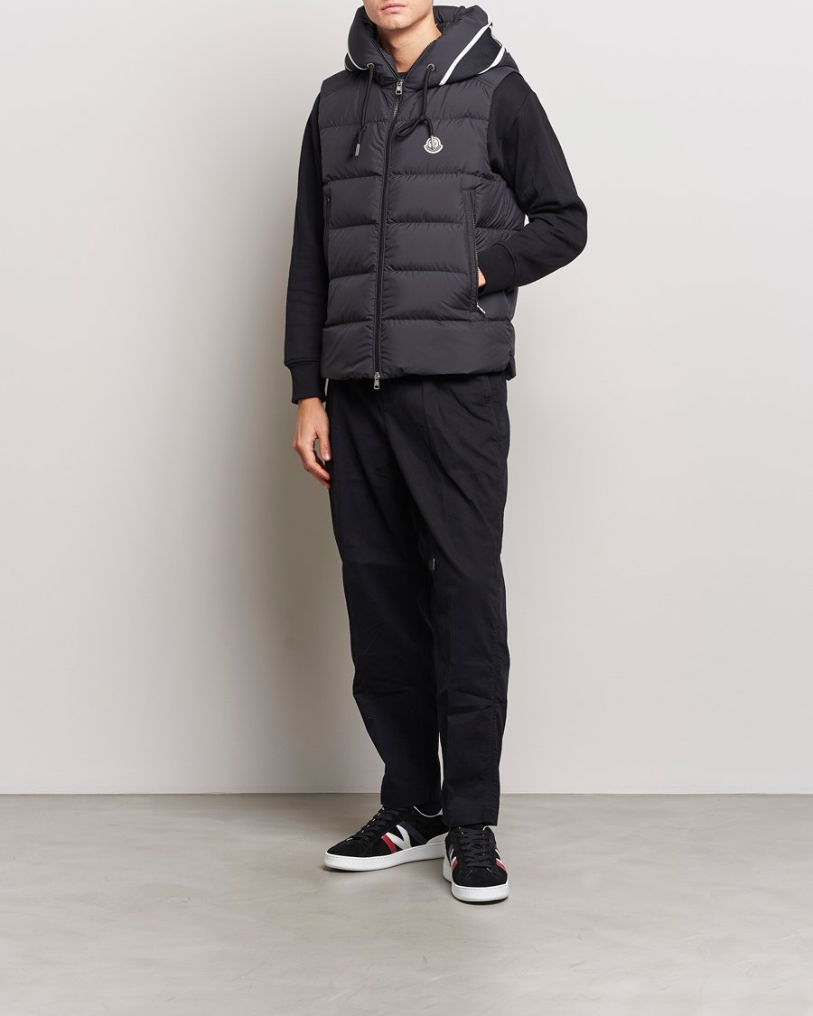 Heren | Jassen | Moncler | Cardamine Hooded Down Vest Black