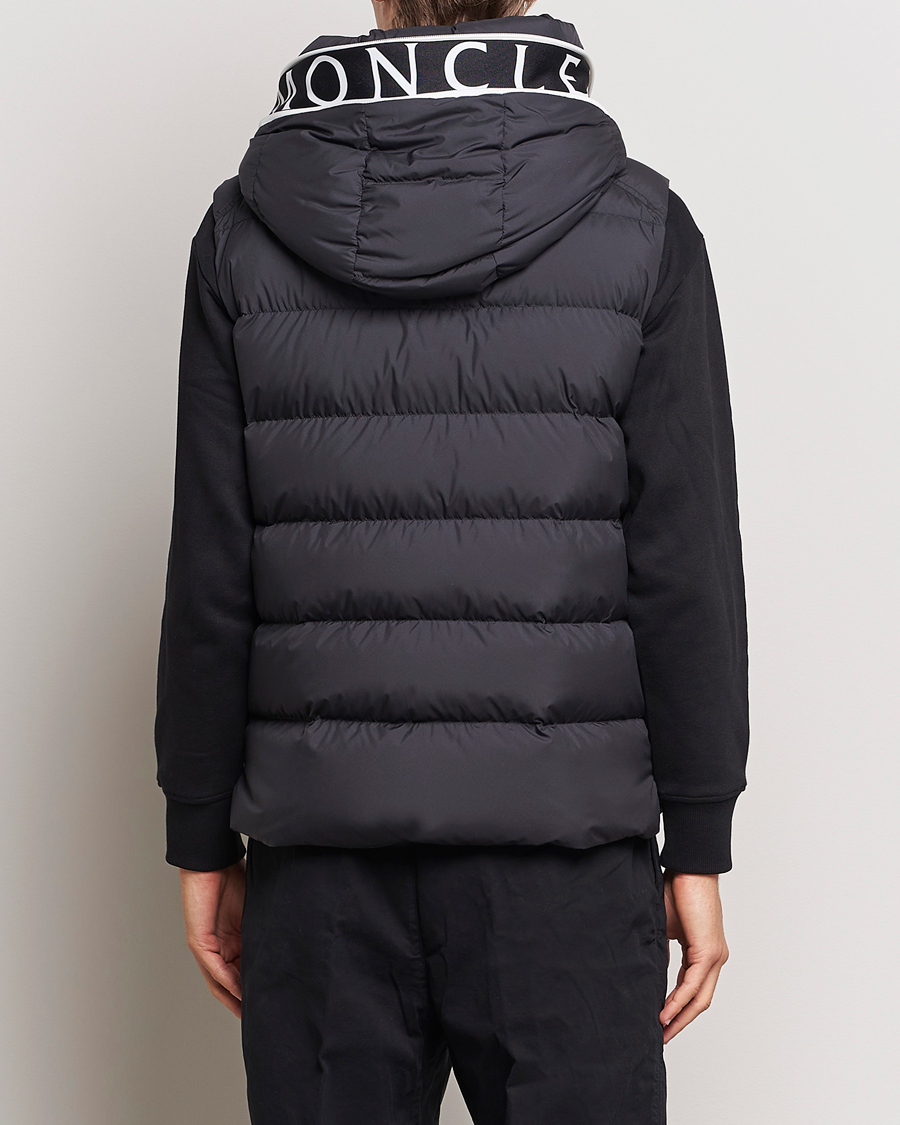 Heren | Jassen | Moncler | Cardamine Hooded Down Vest Black