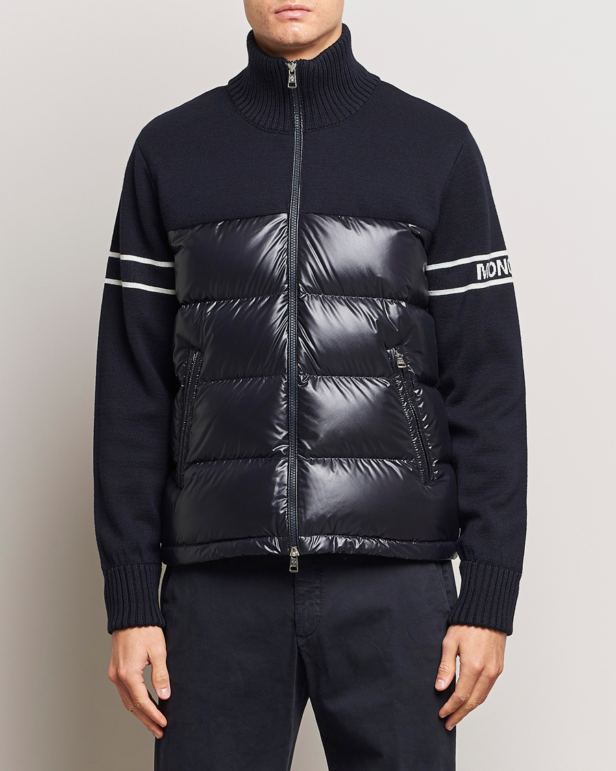 Heren | Jassen | Moncler | Down Hybrid Jacket Navy