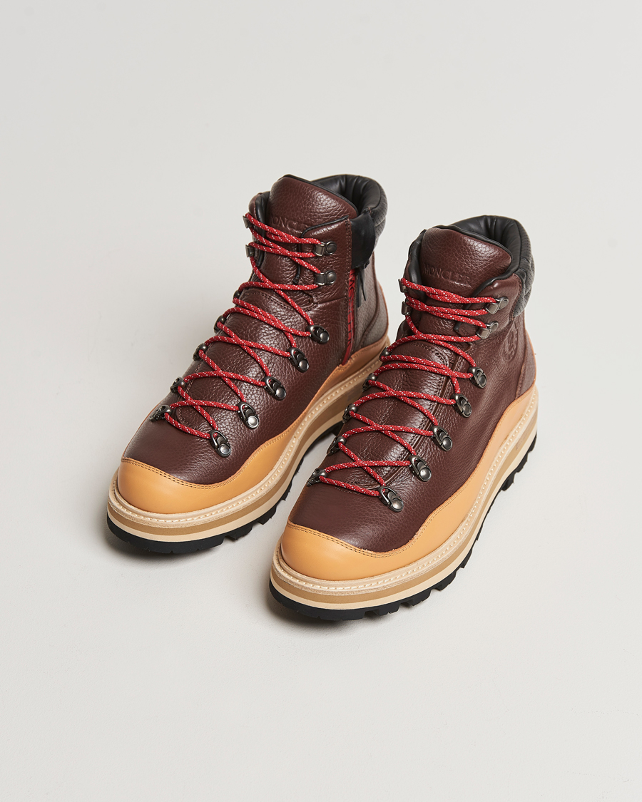 Heren | Moncler Peka Trek Hiking Boots Brown/Beige | Moncler | Peka Trek Hiking Boots Brown/Beige