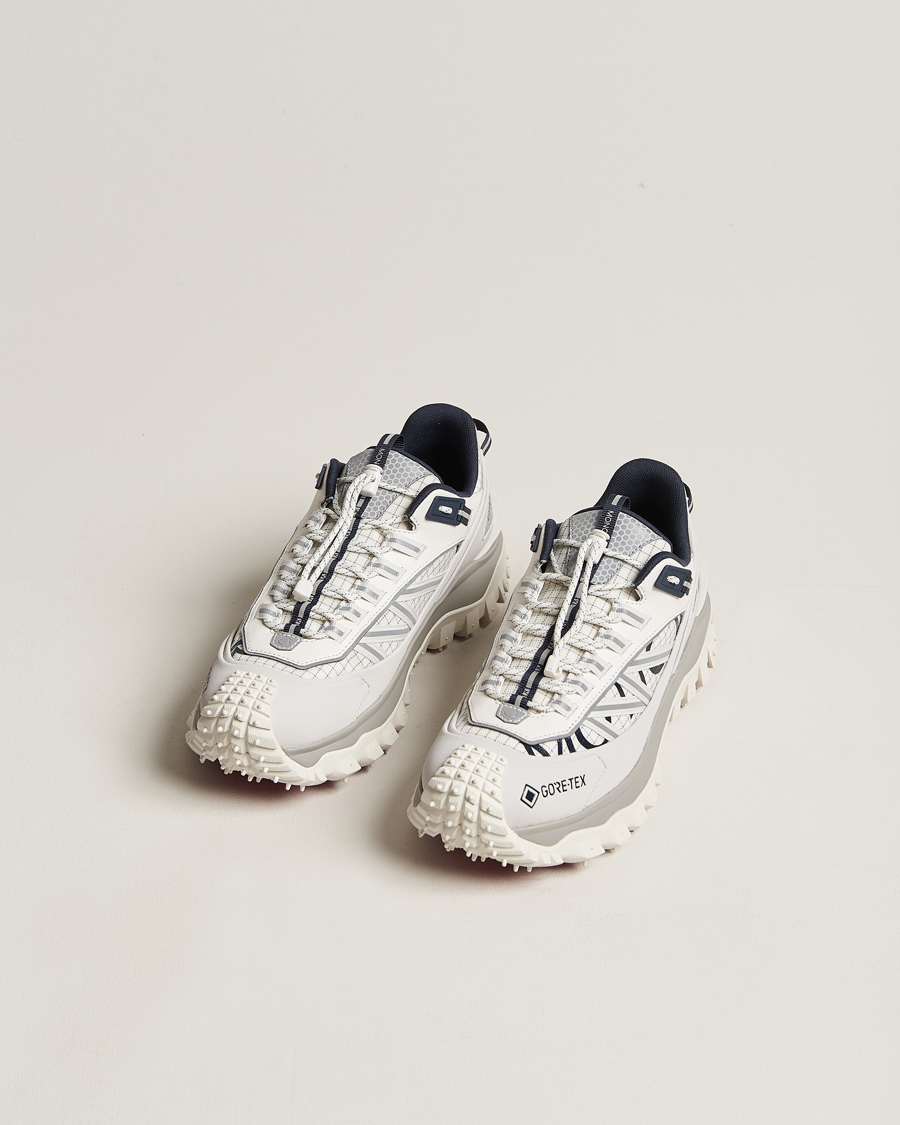 Heren | Moncler Trailgrip GTX Low Sneakers White | Moncler | Trailgrip GTX Low Sneakers White