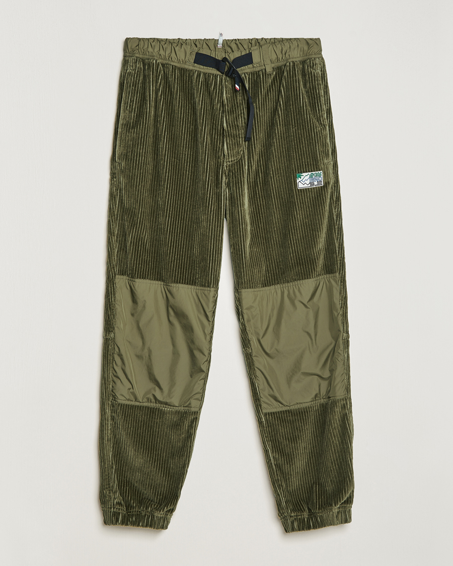 Heren | Broeken | Moncler Grenoble | Tech Panel Corduroy Trousers Olive