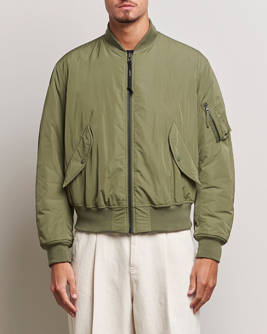 Heren | Kleding | Aspesi | Gunner Nylon Flight Bomber Olive