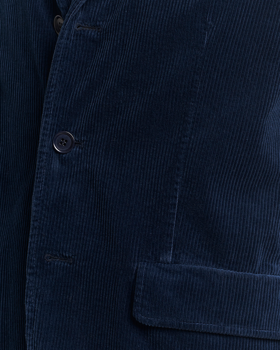 Heren | Blazers | Aspesi | Corduroy Blazer Navy