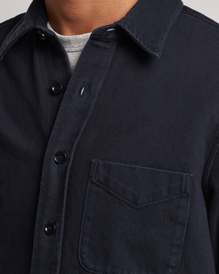 Heren | Overhemden | Aspesi | Cotton Utility Shirt Navy