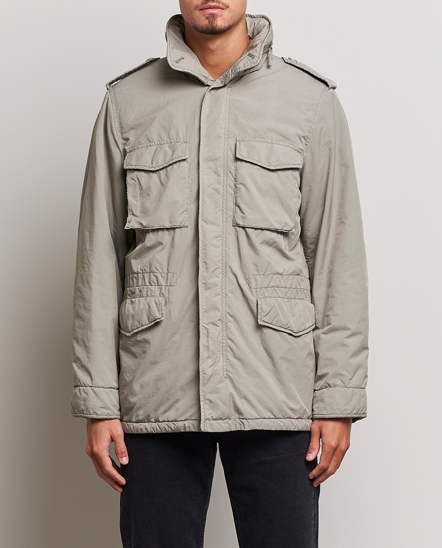 Heren | Jassen | Aspesi | Garment Dyed Field Jacket Sand
