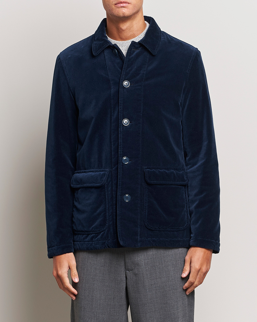 Heren | Jassen | Aspesi | Tadao Corduroy Jacket Navy