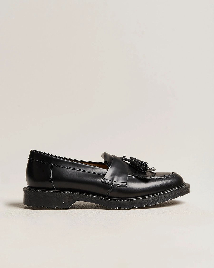 Heren | Instappers | Solovair | Tassel Loafer Black Shine