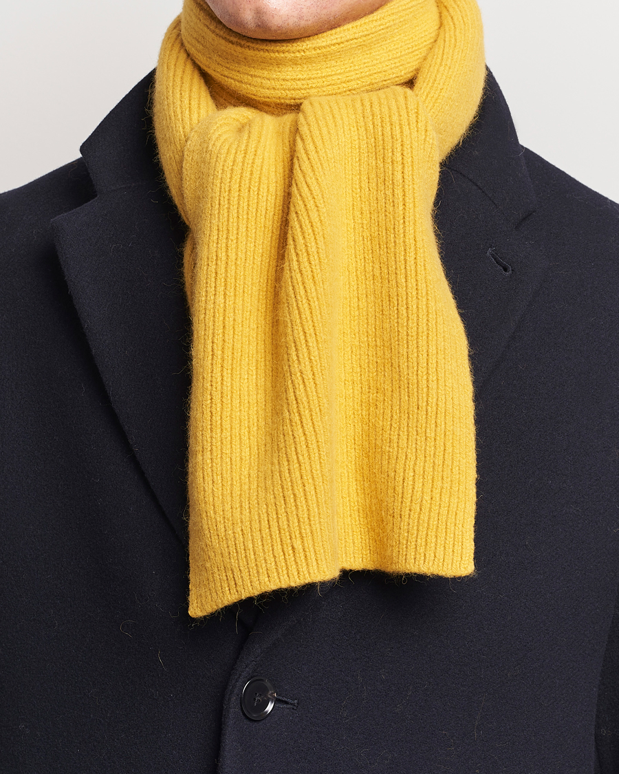 Heren |  |  | Le Bonnet Lambswool/Caregora Scarf Mustard