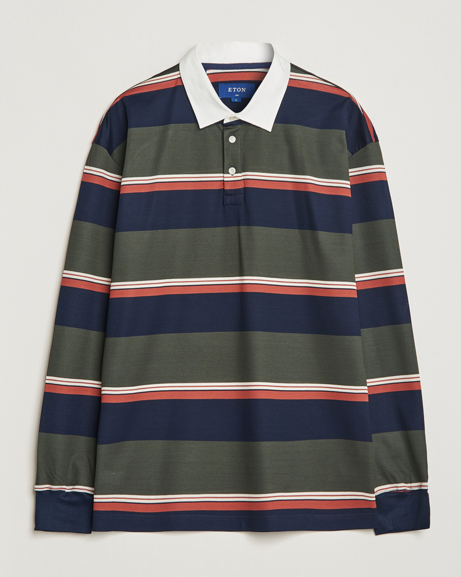 Heren | Truien | Eton | Striped Rugby Shirt Multi