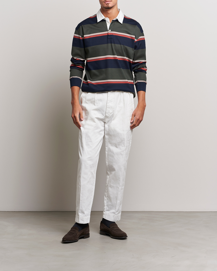 Heren | Truien | Eton | Striped Rugby Shirt Multi