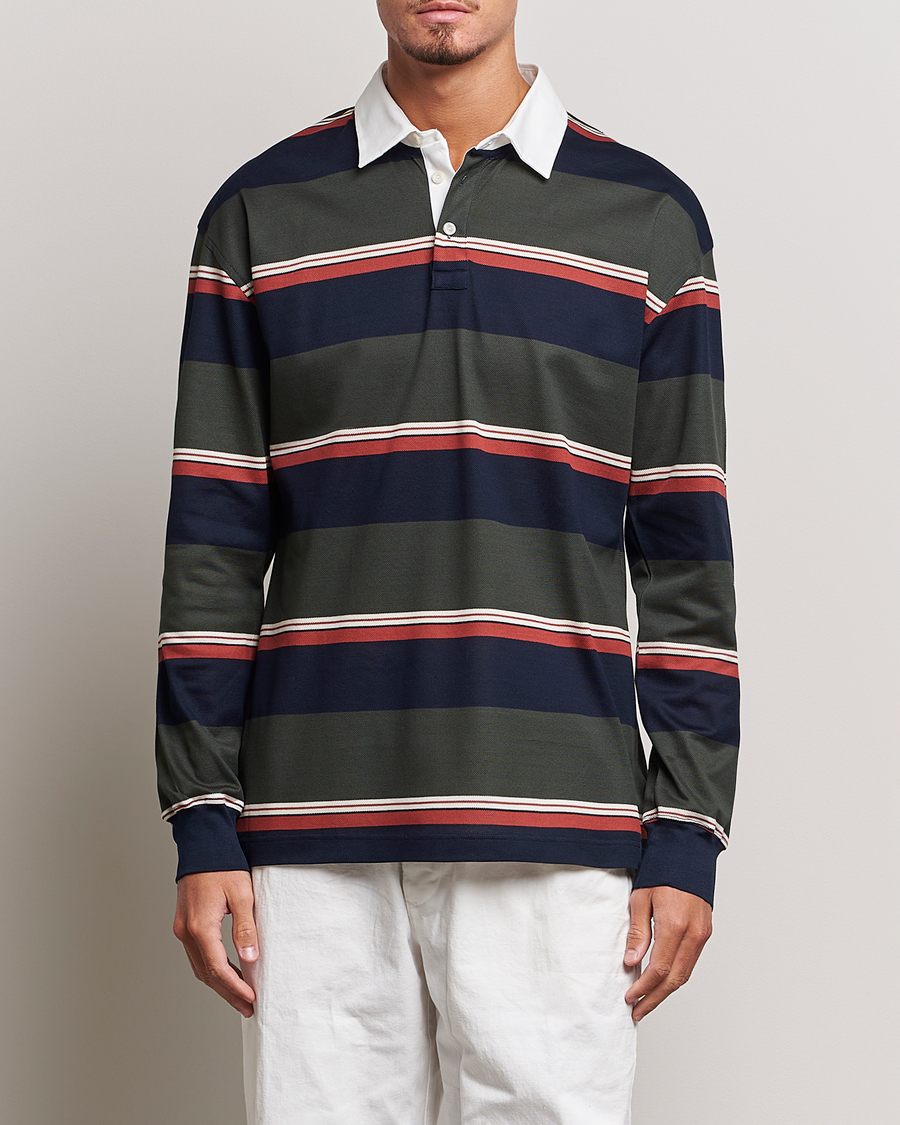 Heren | Truien | Eton | Striped Rugby Shirt Multi