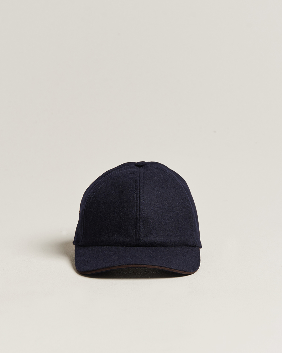 Heren | Eton Wool Baseball Cap Navy Blue | Eton | Wool Baseball Cap Navy Blue