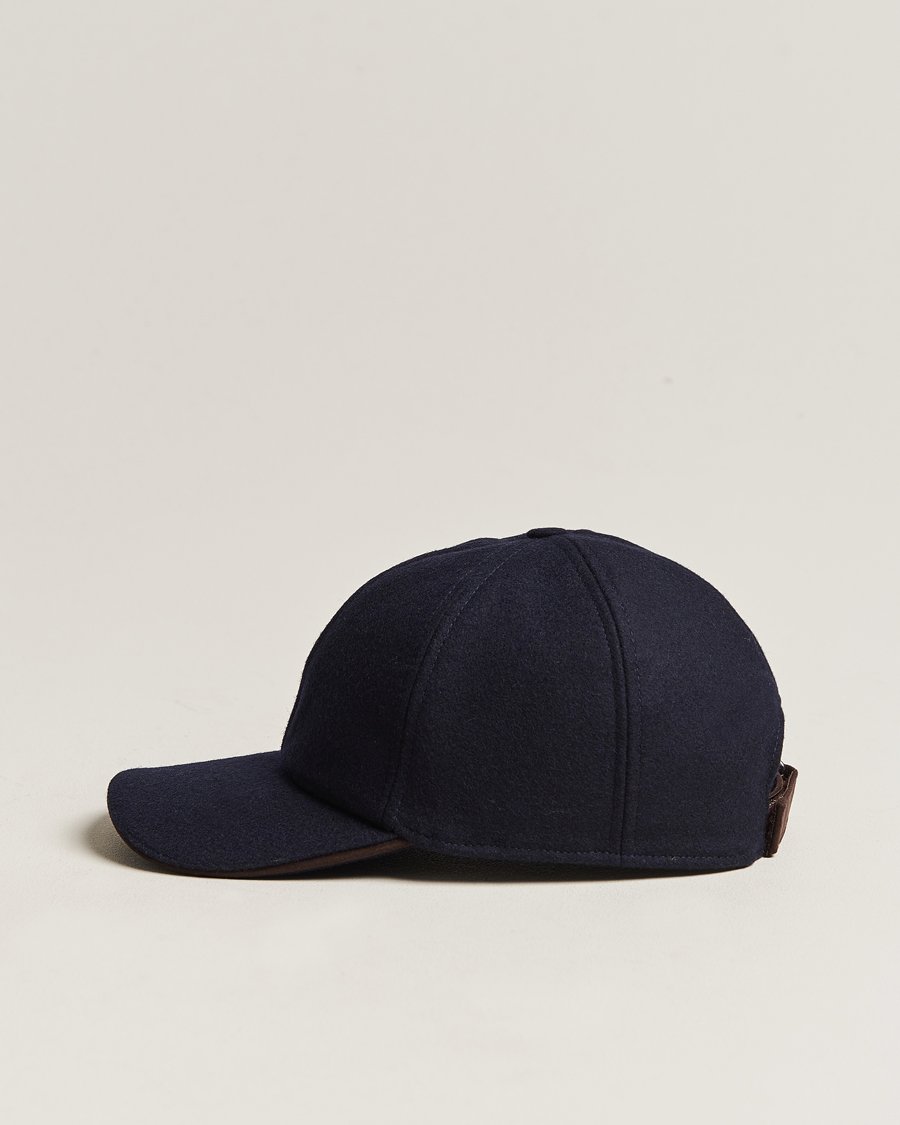 Heren | Eton Wool Baseball Cap Navy Blue | Eton | Wool Baseball Cap Navy Blue