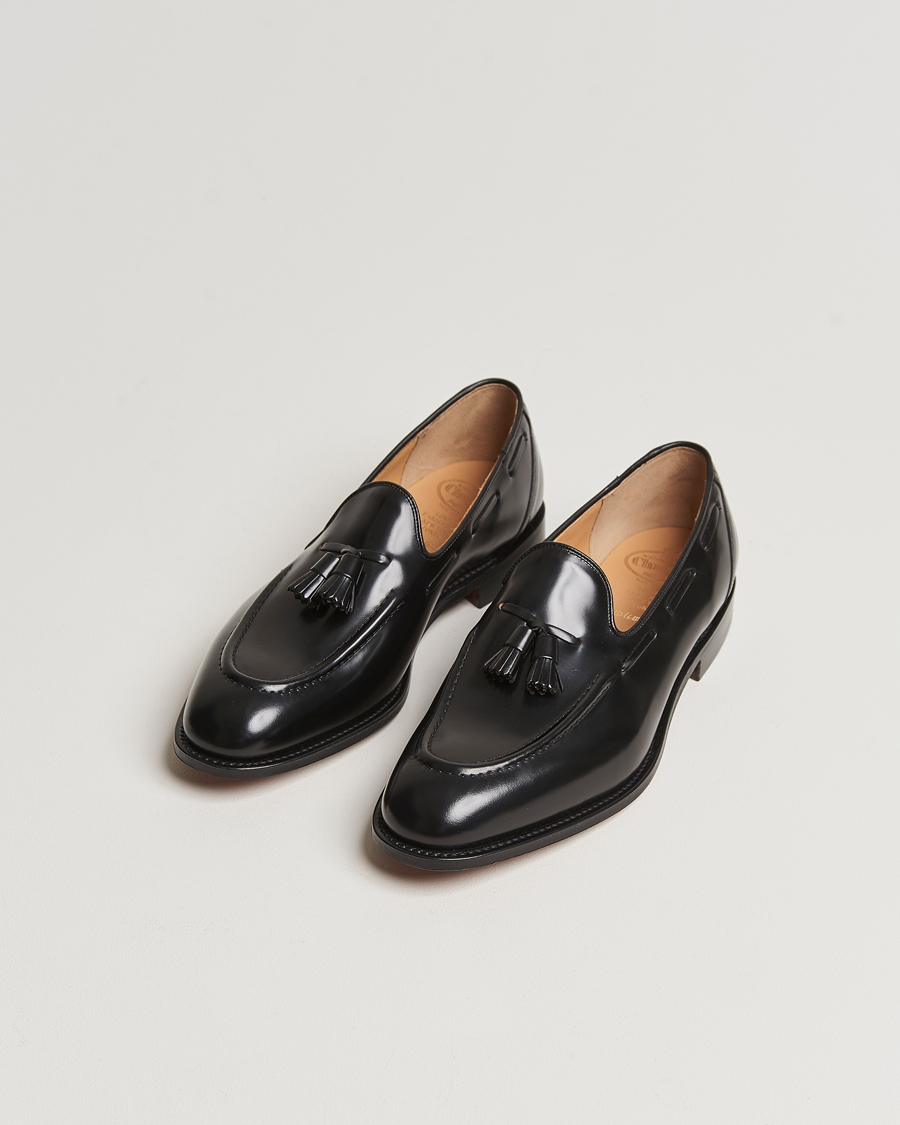 Heren | Church's Kingsley Tassel Loafer Black Polishbinder | Church's | Kingsley Tassel Loafer Black Polishbinder