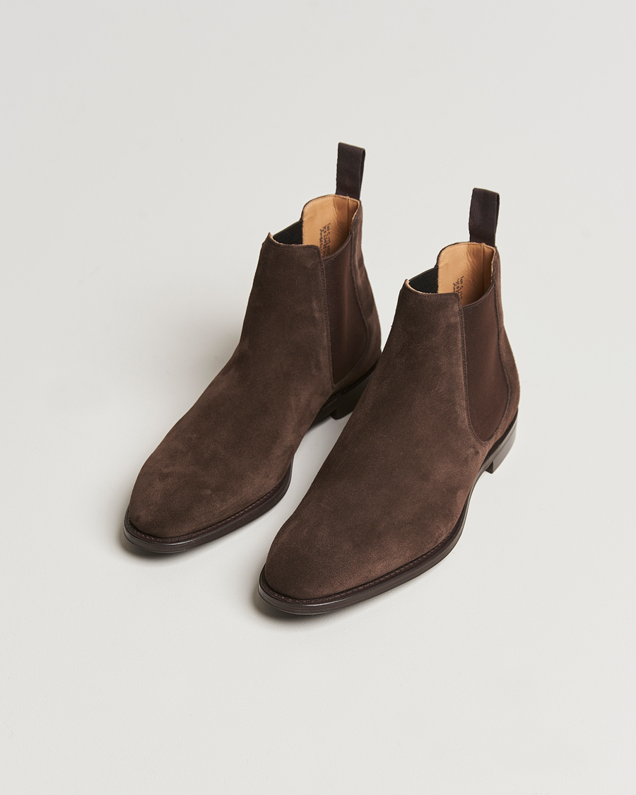 Heren | Schoenen | Church's | Amberley Chelsea Boots Brown Suede