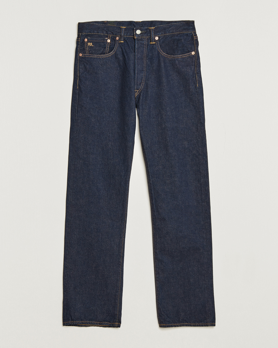 Heren | Jeans | RRL | Straight Fit 5-Pocket Denim Hillsview Wash