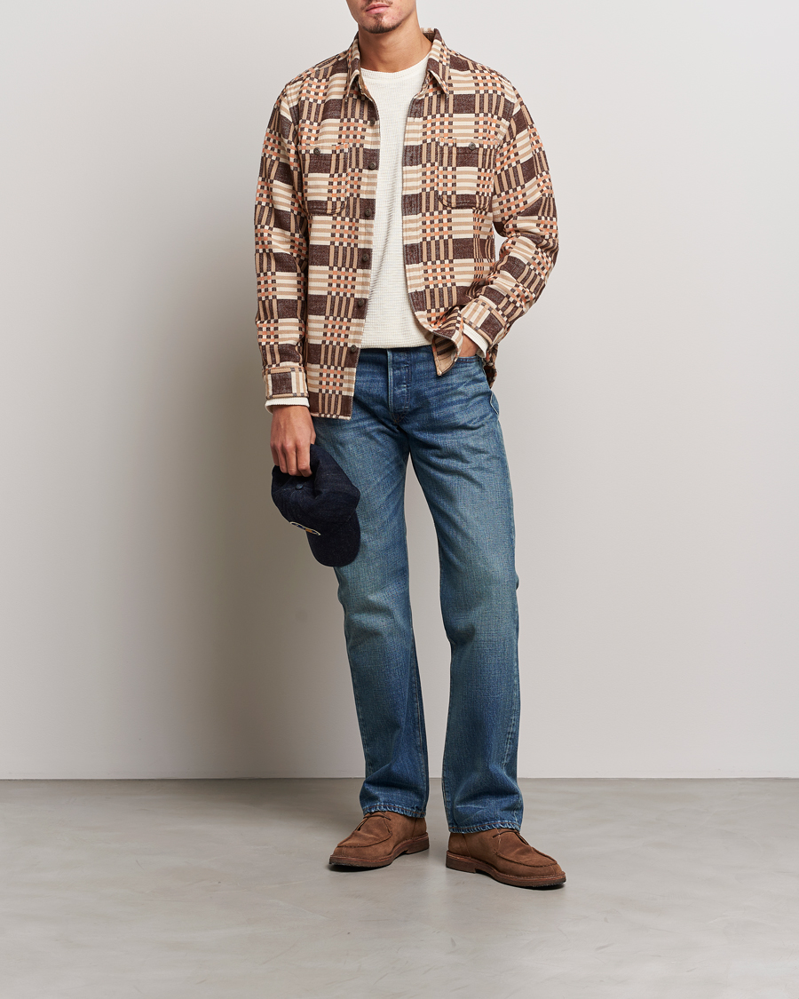 Heren | Jeans | RRL | Straight Fit 5-Pocket Denim Once Washed