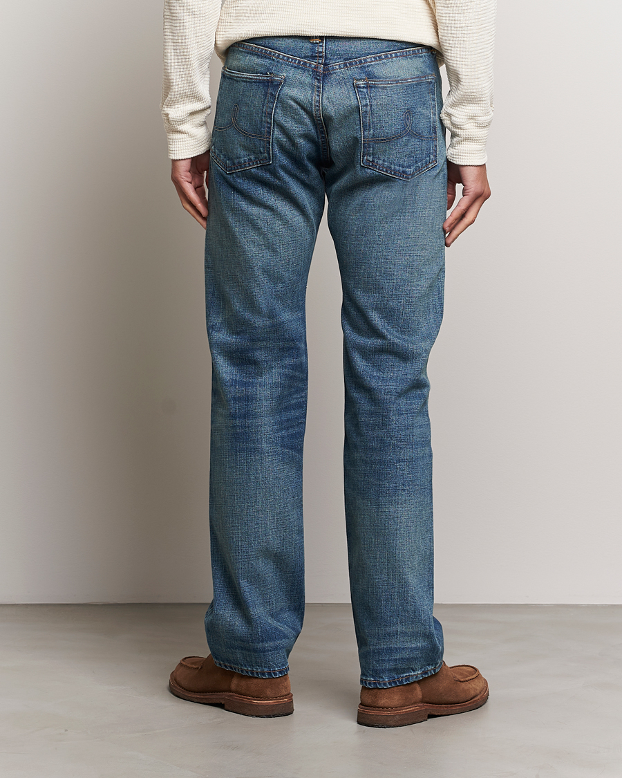 Heren | Jeans | RRL | Straight Fit 5-Pocket Denim Once Washed