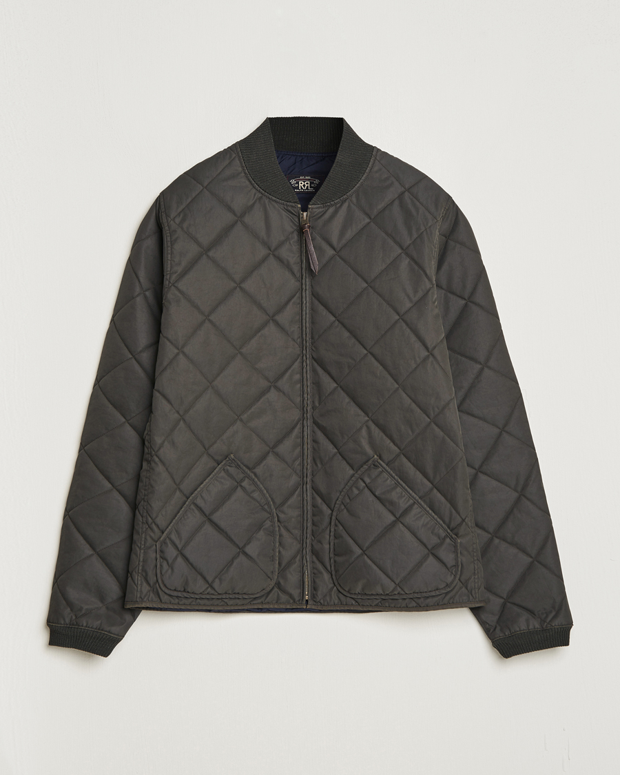 Heren | Jassen | RRL | Benton Quilted Bomber Vintage Black