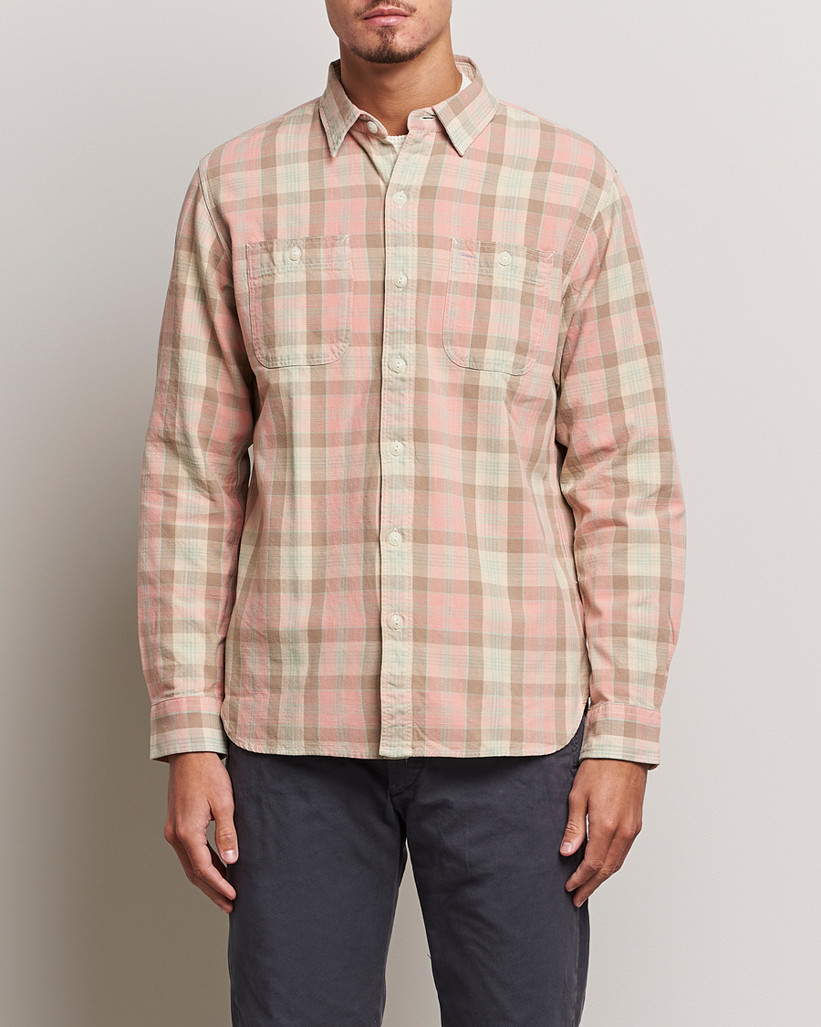 Heren | Overhemden | RRL | Farrell Double Pocket Shirt Pink Multi