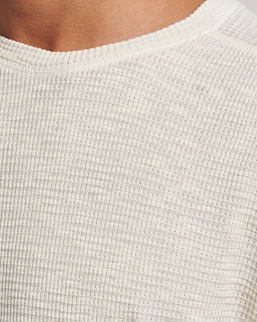 Heren | Truien | RRL | Long Sleeve Henley Paper White