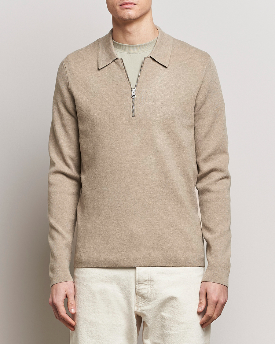 Heren | Contemporary Creators | Samsøe Samsøe | Guna Half Zip Pure Cashmere