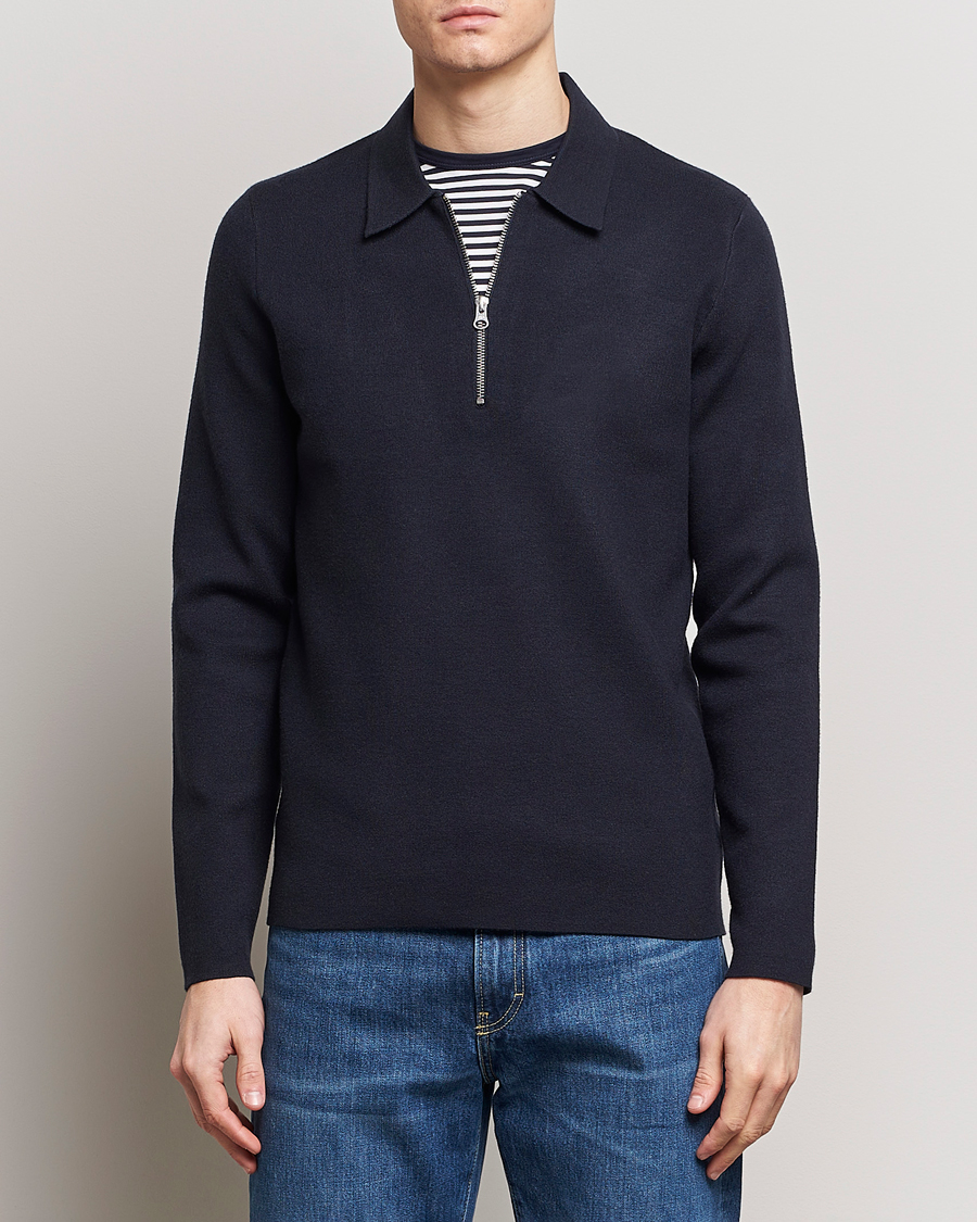 Heren |  | Samsøe Samsøe | Guna Half Zip Sky Captain