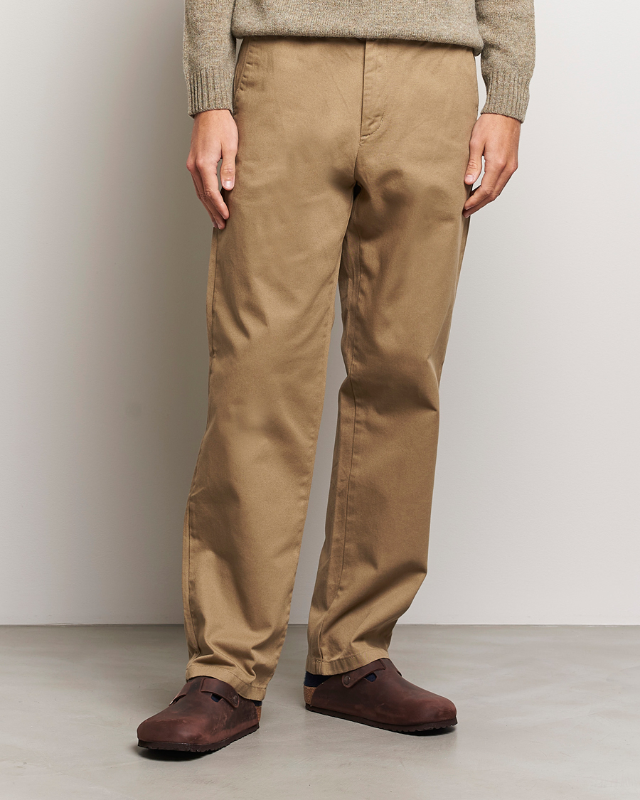 Heren | Samsøe Samsøe | Samsøe Samsøe | Johnny Cotton Trousers Covert Green