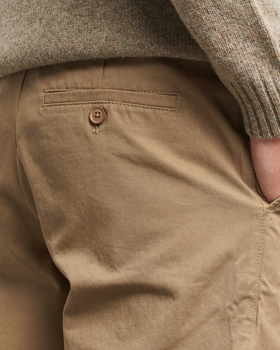 Heren | Broeken | Samsøe Samsøe | Johnny Cotton Trousers Covert Green
