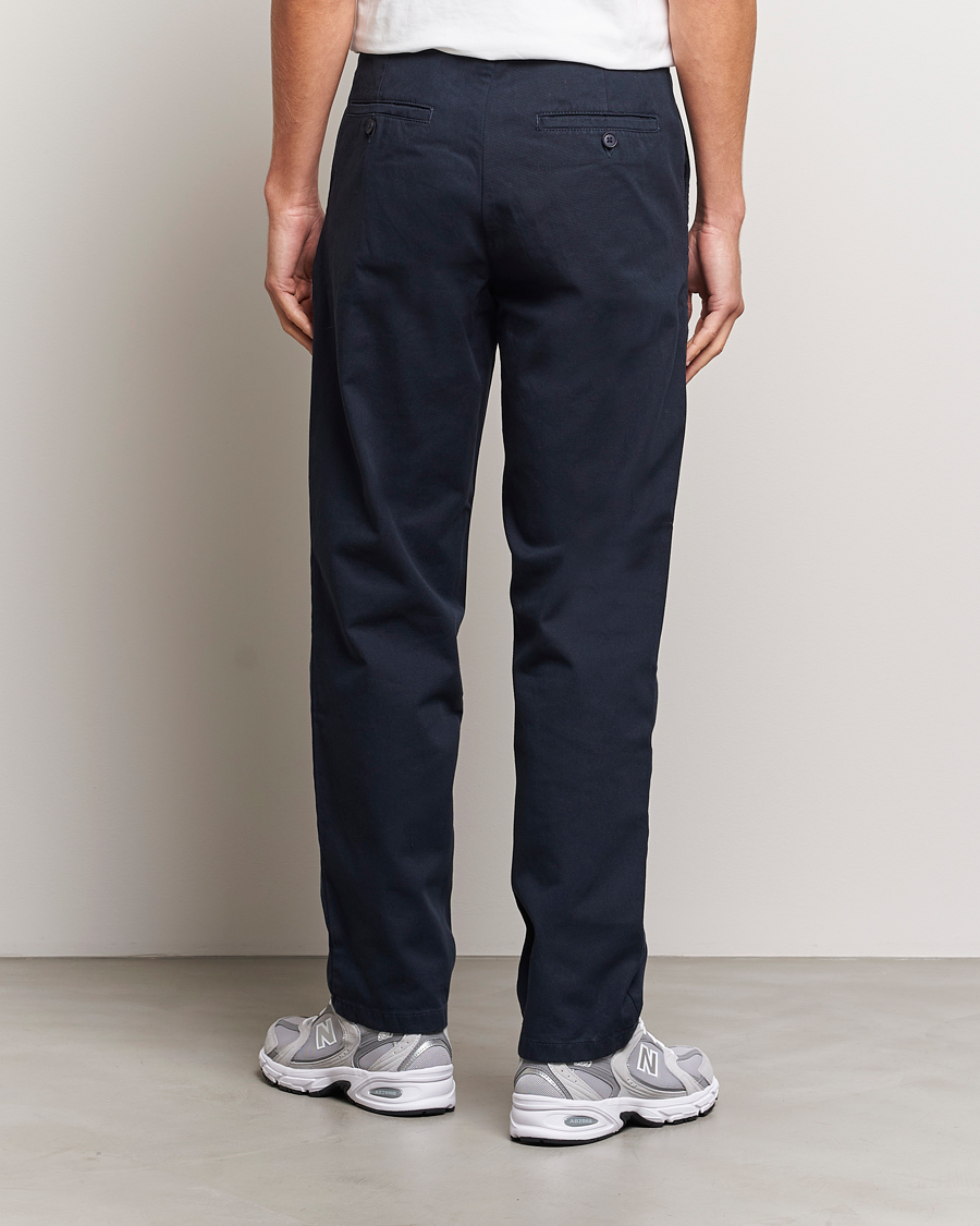 Heren | Broeken | Samsøe Samsøe | Johnny Cotton Trousers Salute Navy