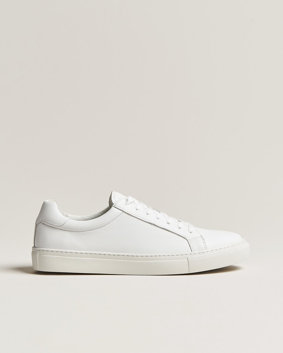 Heren | Sneakers | Samsøe Samsøe | Saharry Leather Sneakers White