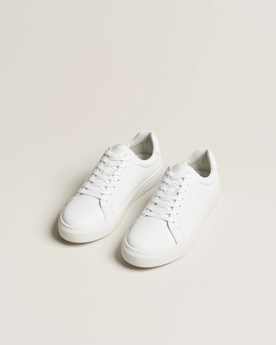 Heren | Witte sneakers | Samsøe Samsøe | Saharry Leather Sneakers White