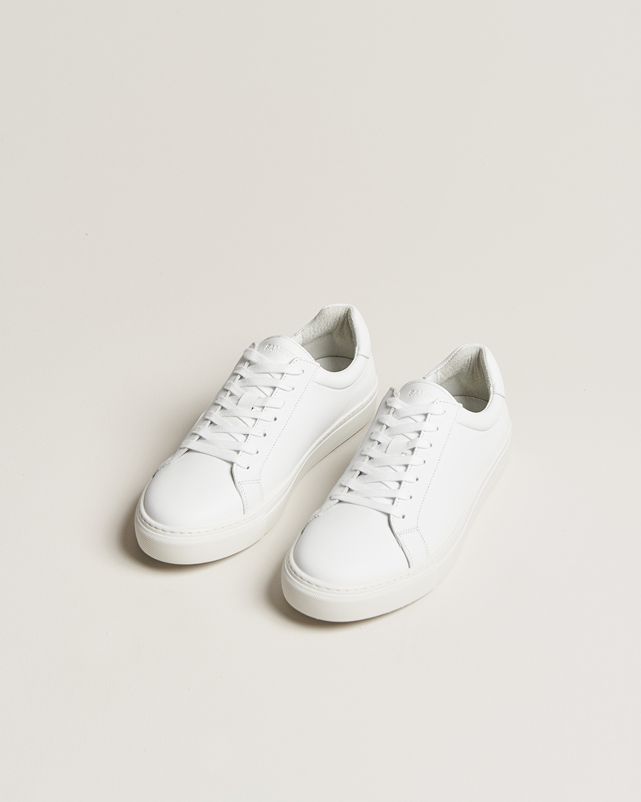 Heren | Samsøe Samsøe | Samsøe Samsøe | Saharry Leather Sneakers White