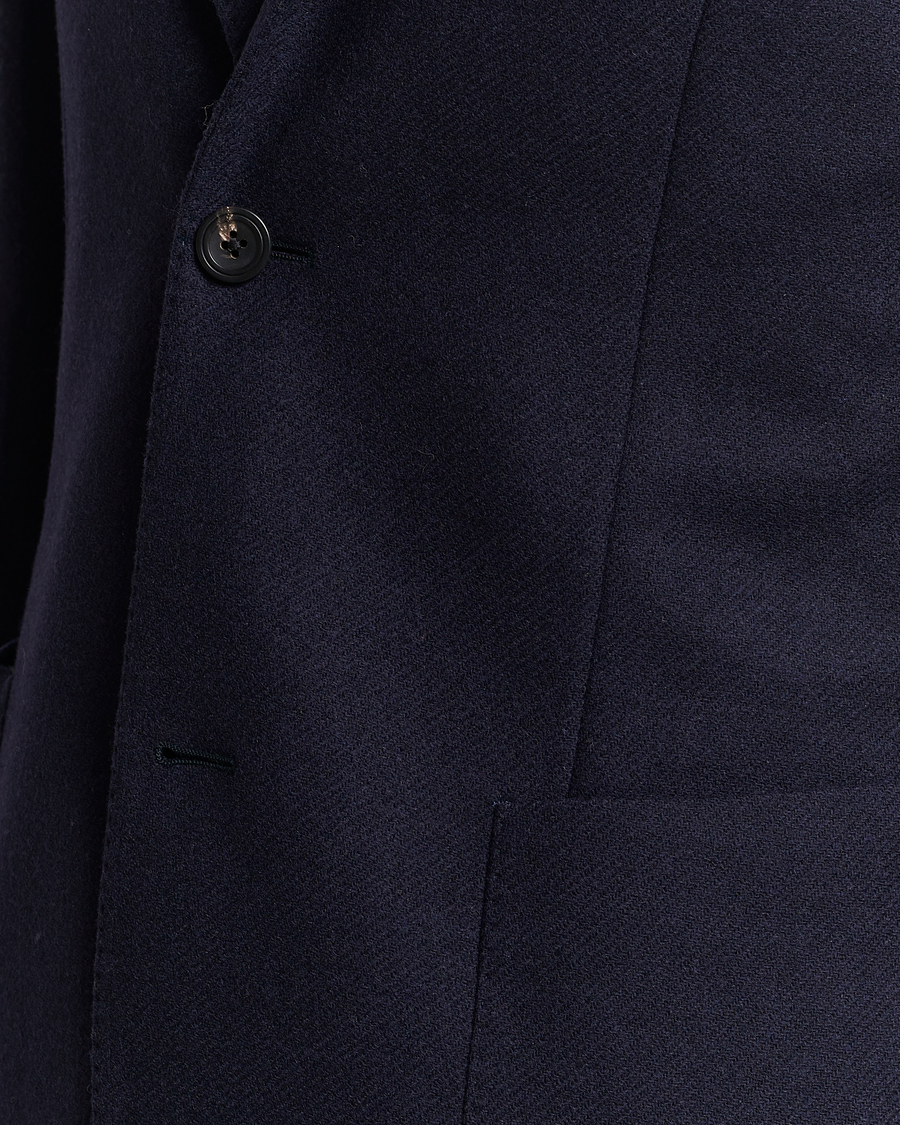 Heren | Blazers | Incotex | Montedoro Unconstructed Wool/Cashmere Blazer Navy