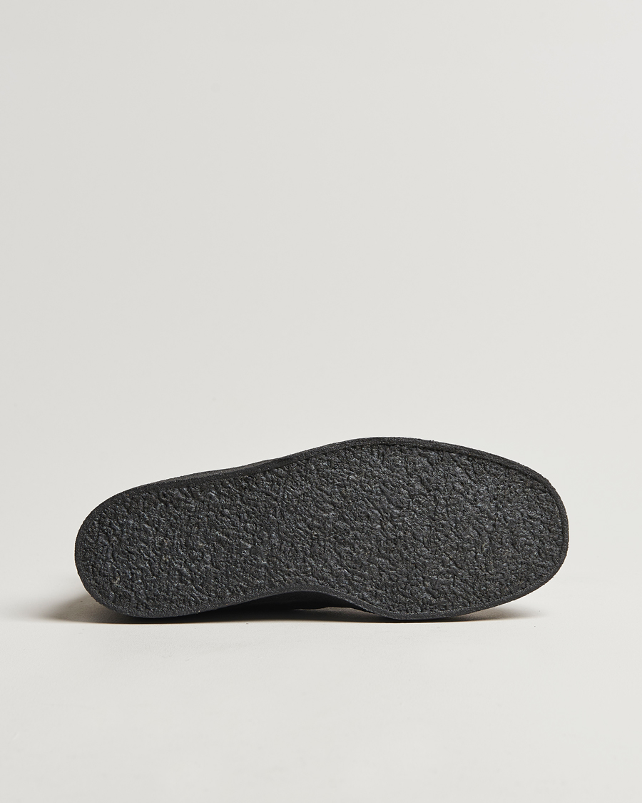 Heren | Sanders Sherling Lined Suede Curling Boot Black | Sanders | Sherling Lined Suede Curling Boot Black
