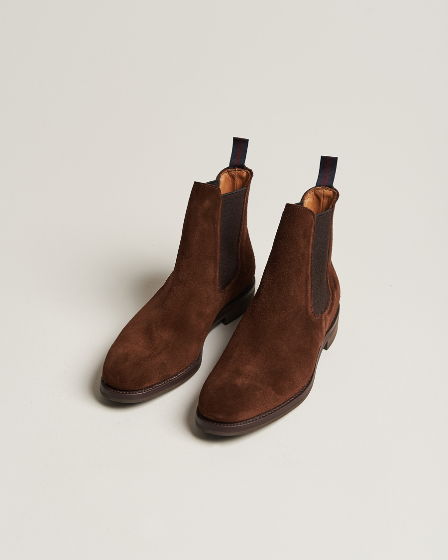 Heren | Sanders | Sanders | Liam Chelsea Boot Polo Snuff Suede