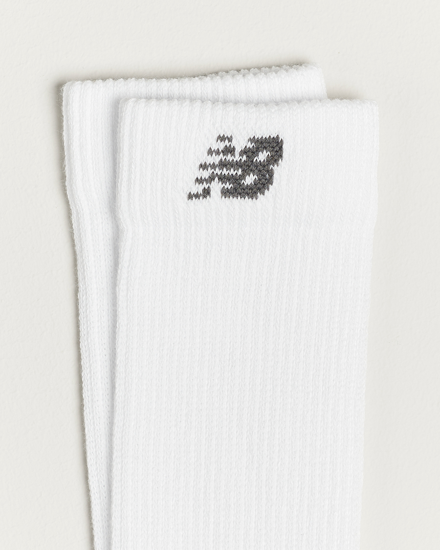 Heren |  | New Balance Running | 2-Pack Coolmax Crew Socks White